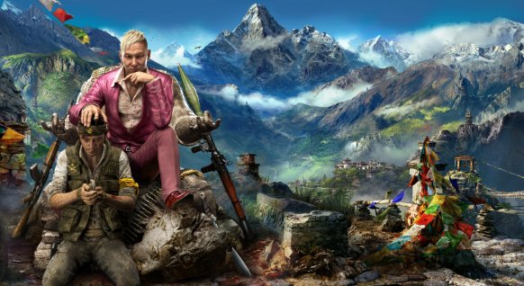 Juegan a Far Cry 4 en lo alto de una montaña cercana al Everest