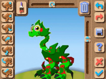 Arrastrar y soltar partes del cuerpo con nuestro stylus será la sencilla dinámica que utilice Spore Creatures a la hora de diseñar nuestra criatura.