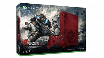 Una Xbox One S rojo carmesí es la escogida para acompañar en pack a Gears of War 4