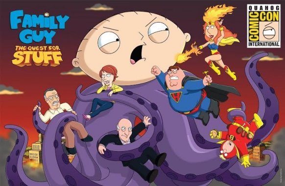 Family Guy: The Quest for Stuff suma contenido del mundo del cómic