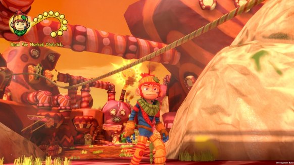 The Last Tinker: City of Colors es una aventura de plataformas en 3D que recuerda las vividas en los tiempos de Super Mario 64, Jak and Daxter y demás.