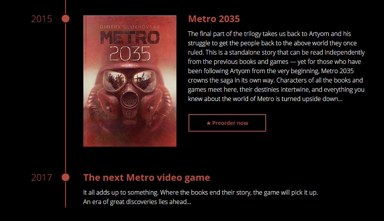¿Nuevo juego de Metro en 2017? Así lo asegura el autor de los libros