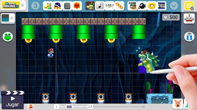 Nintendo pensaba en un concepto muy similar al de Super Mario Maker en 1994