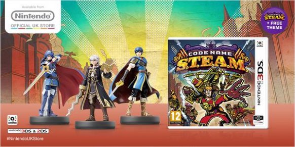 Code Name: S.T.E.A.M. lanza tres pack con amiibos en Reino Unido