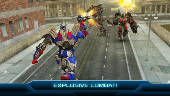 Batalla de Transformers con el juego de la película en iOS y Android