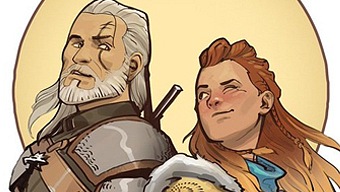 Aloy y Geralt de Rivia ¡otra vez juntos! en un dibujo de Guerrilla