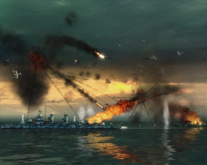 Podemos controlar a nuestros ejércitos dando órdenes sobre un mapa táctico, pero también podemos tomar el control en primera persona de cualquier unidad en concreto, incluso dar órdenes a otras unidades desde la que estamos controlando. Acción y estrategia se fusionan a la perfección en este BattleStations Midway.