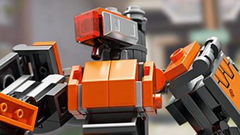 Así luce la versión LEGO de Bastion, héroe de Overwatch