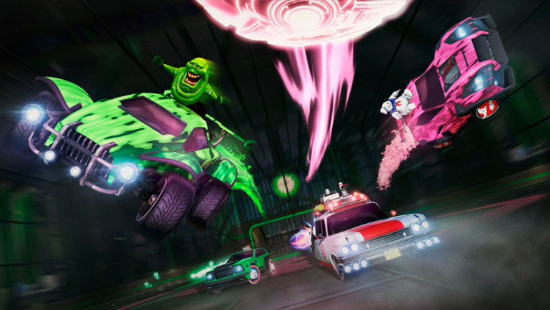 Rocket League presenta su evento de Halloween, Haunted Hallows, protagonizado por los Cazafantasmas