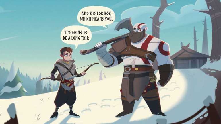 Kratos y Atreus protagonizan el primer libro de lectura infantil de God of War