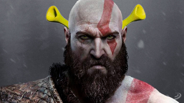 ¿Es God of War un remake de Shrek a escondidas? Claro que no, pero eso no evita las bromas de Cory Barlog