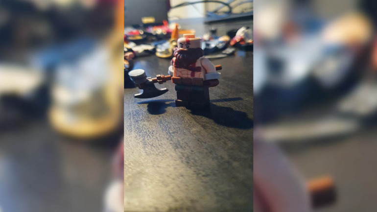 Estas figuras de God of War en LEGO las ha creado un fan: Kratos y Atreus como nunca los habías visto