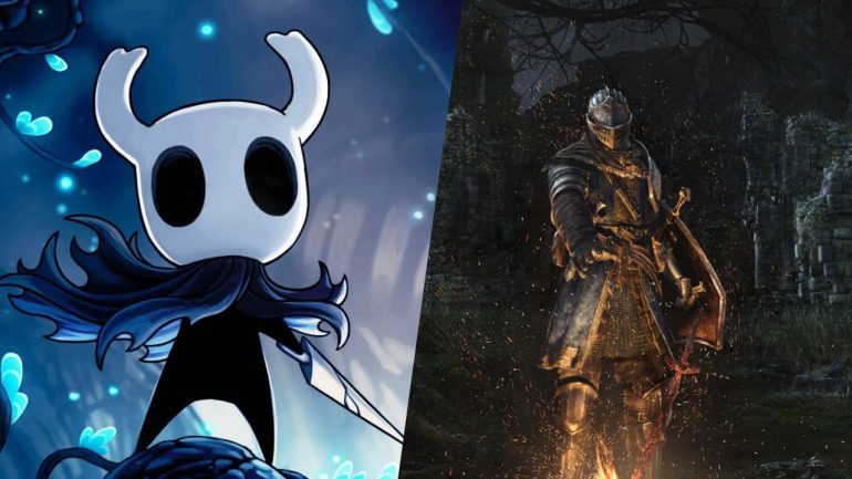 Este cosplay de Dark Souls y Hollow Knight une tan bien los juegos que serviría para vencer bichos y monstruos
