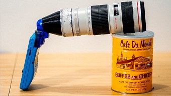 Así funciona Game Boy Camera con un teleobjetivo profesional