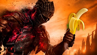 Juegan a Dark Souls 3 con plátanos