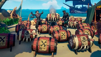 ¿Por qué están los jugadores de Sea of Thieves cargando sus barcos de explosivos?