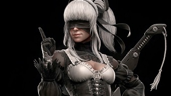 ¿Cómo sería un cruce de los universos de NieR: Automata y Mega Man?