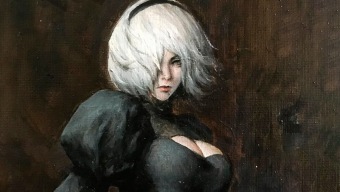 ¿Pagarías por tener este cuadro de Nier: Automata en tu casa?