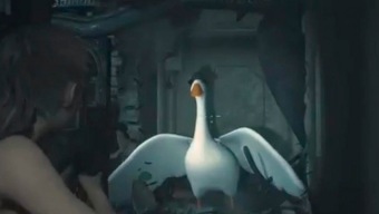 El ganso de Untitled Goose Game aterroriza a los jugadores de Resident Evil 2 ¡Era cuestión de tiempo!