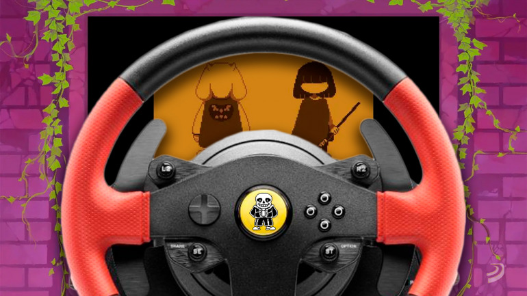 Un jugador supera Undertale con un volante, una hazaña que seguro que no esperabas ver hoy
