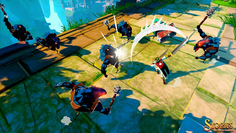 El juego de acción y rol Stories: The Path of Destinies llega a PC y PlayStation 4 a principios de abril