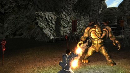 Podemos configurar la raza y estilo de lucha de nuestro guerrero, acumulando puntos de experiencia con los que mejorarlo.