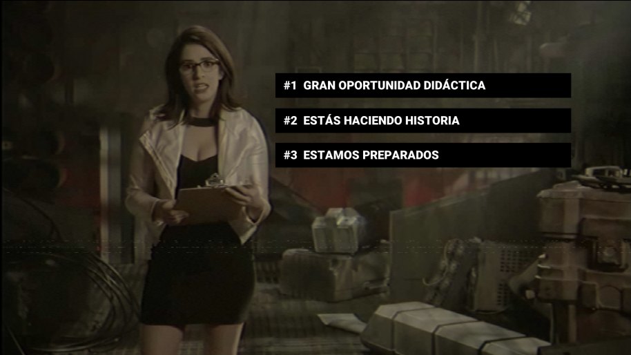 No hay mucha historia que escuchar en STRAFE. Una corporación necesita que luches por conseguir chatarra, ¡y ahí qué vas tú!, a un mundo desconocido, a pelear.