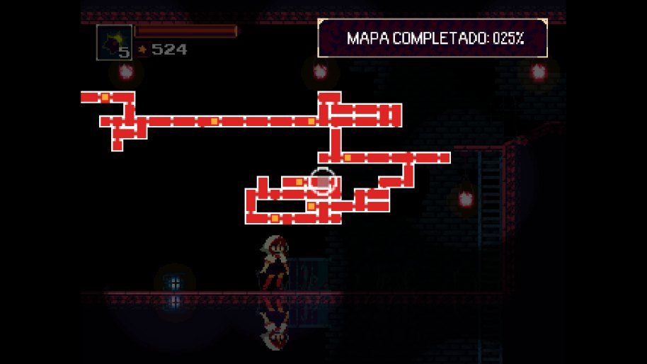 No lo puede negar. Momodora es un metroidvania de los pies a la cabeza. ¿Que no? Mirad el mapa; hay tantos caminos, tantos atajos y tantos secretos por encontrar….