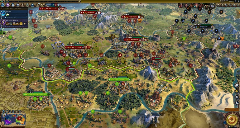 Un mod cambia el estilo visual de Civilization 6 por el de Civi 5