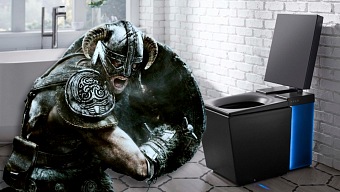 The Elder Scrolls V: Skyrim también en el váter