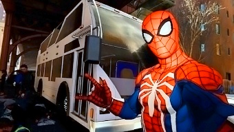 La promoción más espectacular de Spider-Man está en Italia