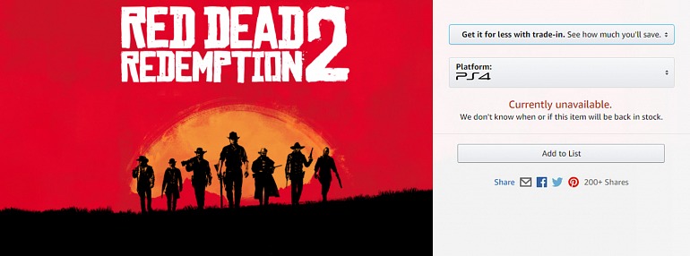 Todavía no se sabe nada de Red Dead Redemption 2 y ya empieza a agotarse