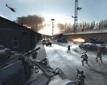 La historia que nos propone World in Conflict es descaradamente ficticia, pero se basa en la famosa Guerra Fría real, entre Estados Unidos y la Unión Soviética. Una apuesta irreal pero cercana, con ejércitos reales, armamento y vehículos de los años 80 y 90, y escenarios familiares que nos recuerdan a aquellos que hemos visto cientos de veces en imágenes de películas, libros, etc.