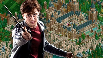 Un fan crea un mágico parque temático de Harry Potter usando RollerCoaster Tycoon 2