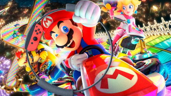 Una bici estática y el anillo de Ring Fit es todo lo que necesita este jugador para competir en Mario Kart 8