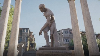 Assassin's Creed: Origins: Discovery Tour viste las esculturas desnudas