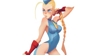 Este fanart de Cammy de Street Fighter parece un dibujo pero es un modelo 3D