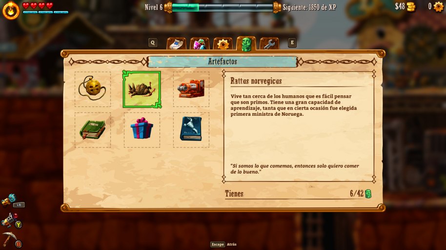 Hay un buen puñado de objetos coleccionables, bien ocultos, que nos permiten hacernos con algunas mejoras especiales.