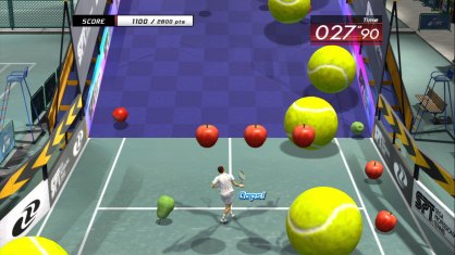 Partidos normales y divertidos minijuegos se funden en Virtua Tennis 3, estos últimos con gran sentido del humor y varios modos de dificultad que nos harán sudar la gota gorda…
