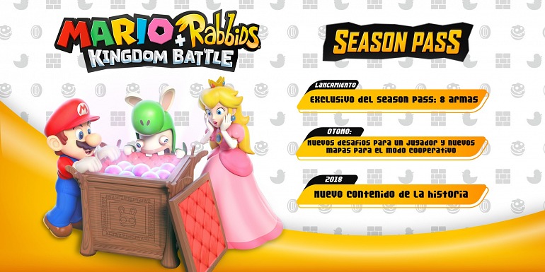 Mario + Rabbids Kingdom Battle detalla su pase de temporada