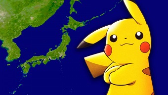 Los mapas de Pokémon superpuestos al territorio real de Japón