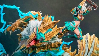 La estatua de Monster Hunter más épica y espectacular