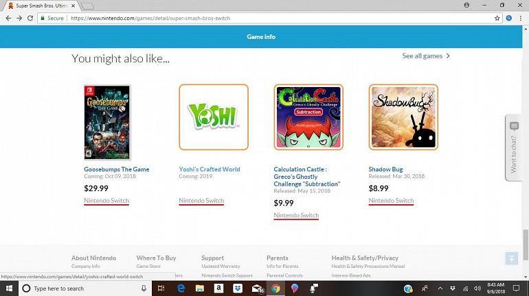 Nintendo adelanta por error el nombre de Yoshi para Switch