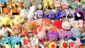 Cientos de dólares para hacerse con todos los peluches pokémon