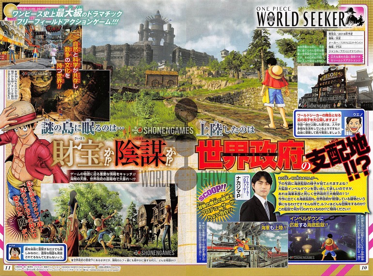 La tripulación de los Mugiwara estará en One Piece: World Seeker