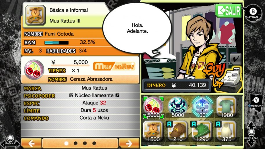 Si conseguimos realizar ataques combinados (arriba), tendremos más oportunidades de obtener yenes con los que comprar equipamiento (abajo).