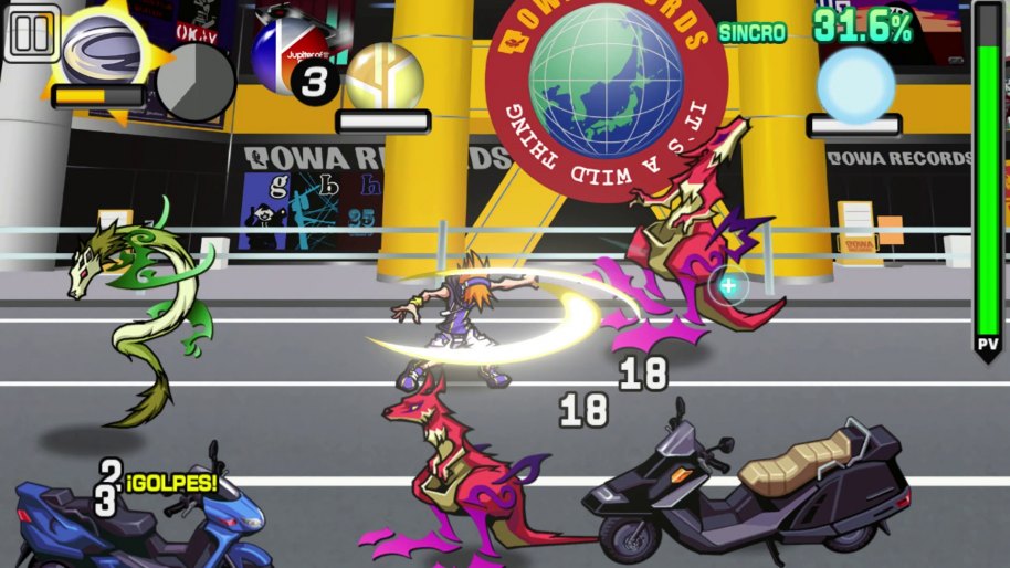 Los combates permiten un amplio abanico de ataques, dependiendo de los pins que nos equipemos.