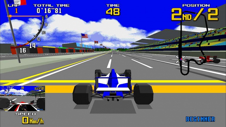 Así de bien luce Virtua Racing para SEGA Ages