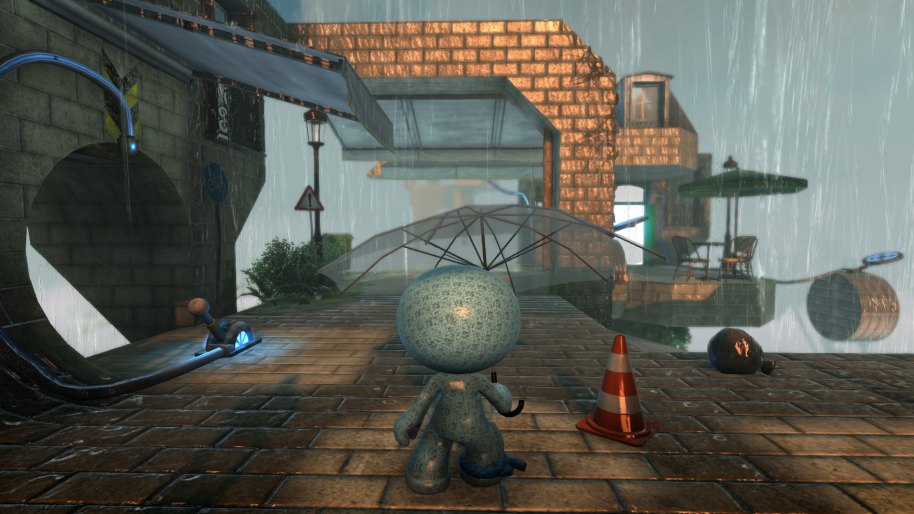 La lluvia es uno de nuestros principales enemigos; protegerse de ella es esencial para no perder la vida. ¿Un paraguas? No es lo habitual, ¡pero qué útil resulta!