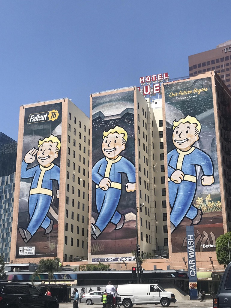 Terminado el triple mural gigante de Fallout 76 para el E3 2018